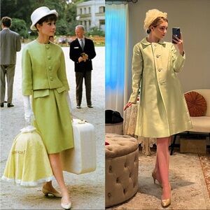 1950’s vintage Lillie Rubin coat Audrey Hepburn style